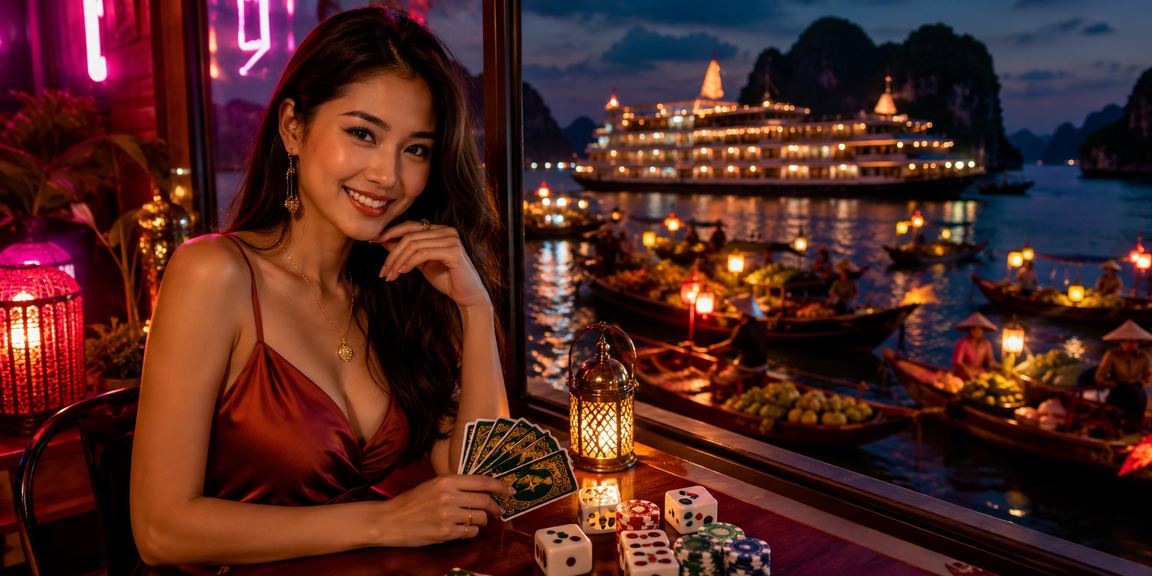 Trò chơi bài kết hợp cà phê tại Hạ Long – phong cách giải trí Việt Nam
