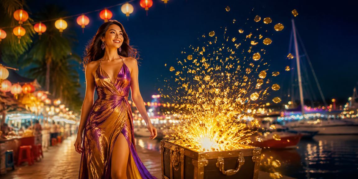 Người dùng tại Nha Trang trải nghiệm giải trí trực tuyến tại chợ đêm sôi động