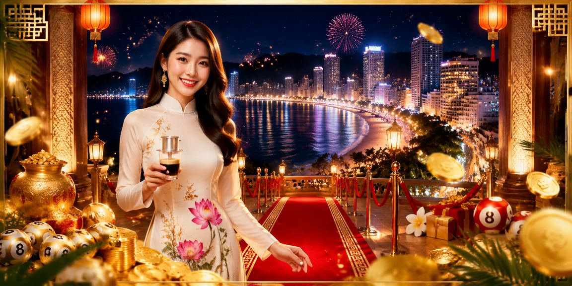 Người dùng tại Nha Trang thư giãn với cà phê và theo dõi kết quả giải trí trực tuyến